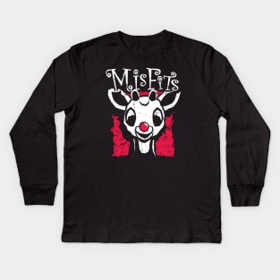 Misfits of Christmas Town: Rudolph the Red-Nosed Reindeer Kids Long Sleeve T-Shirt